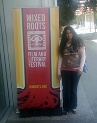 Teri at Mixed Roots Film and Literary Festival 2010